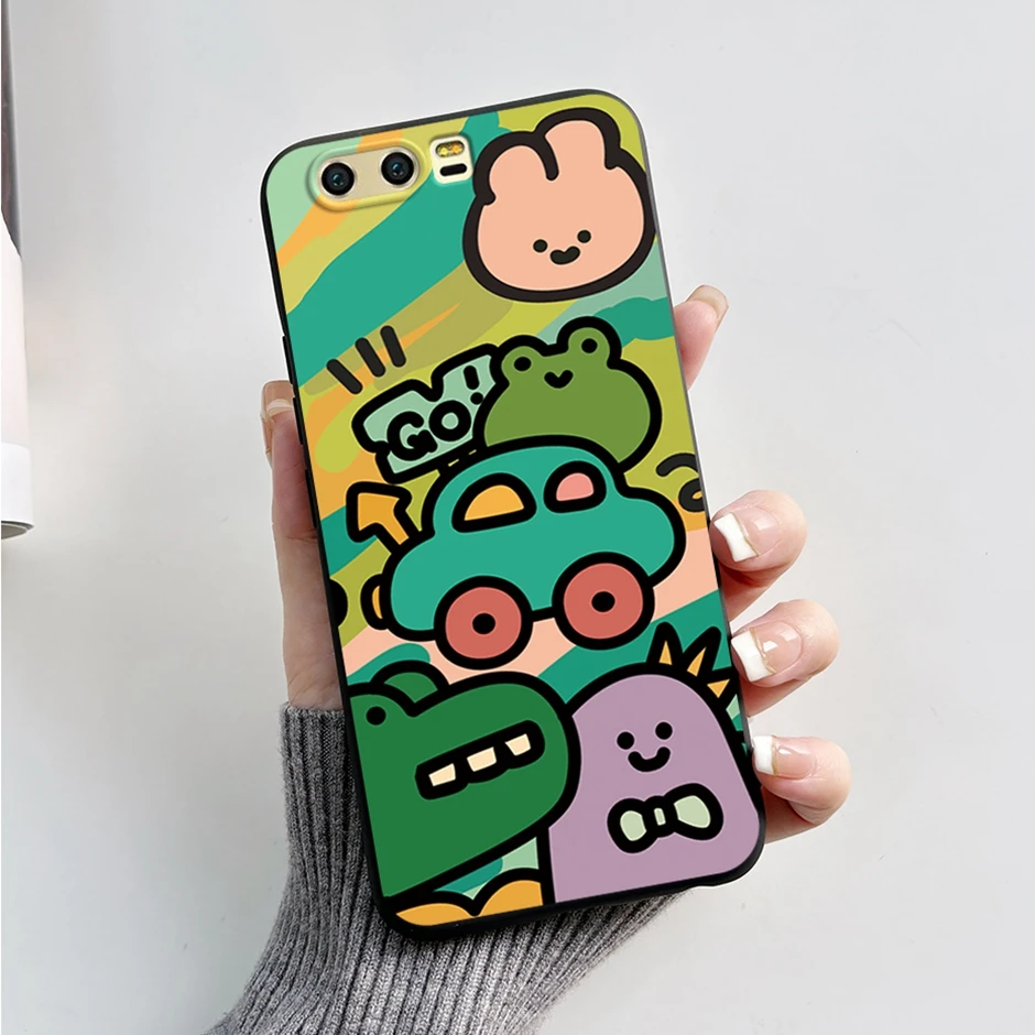 Soft Silicone Cute Patterned Shockproof Back Cover - Fashion Cartoon Design Candy Case