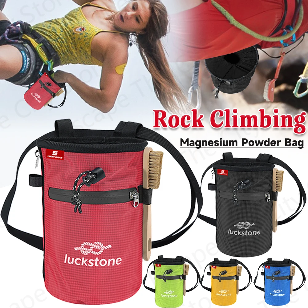 Magnesium Powder Bag Waterproof Polyester Chalk Bag Waterproof Storage for Climbing Equipment