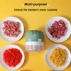 100ML 23W Garlic Mincer Masher Meat Grinders 304 Stainless Steel Blades USB Charging Rechargable for Vegetables Onions Spices 3