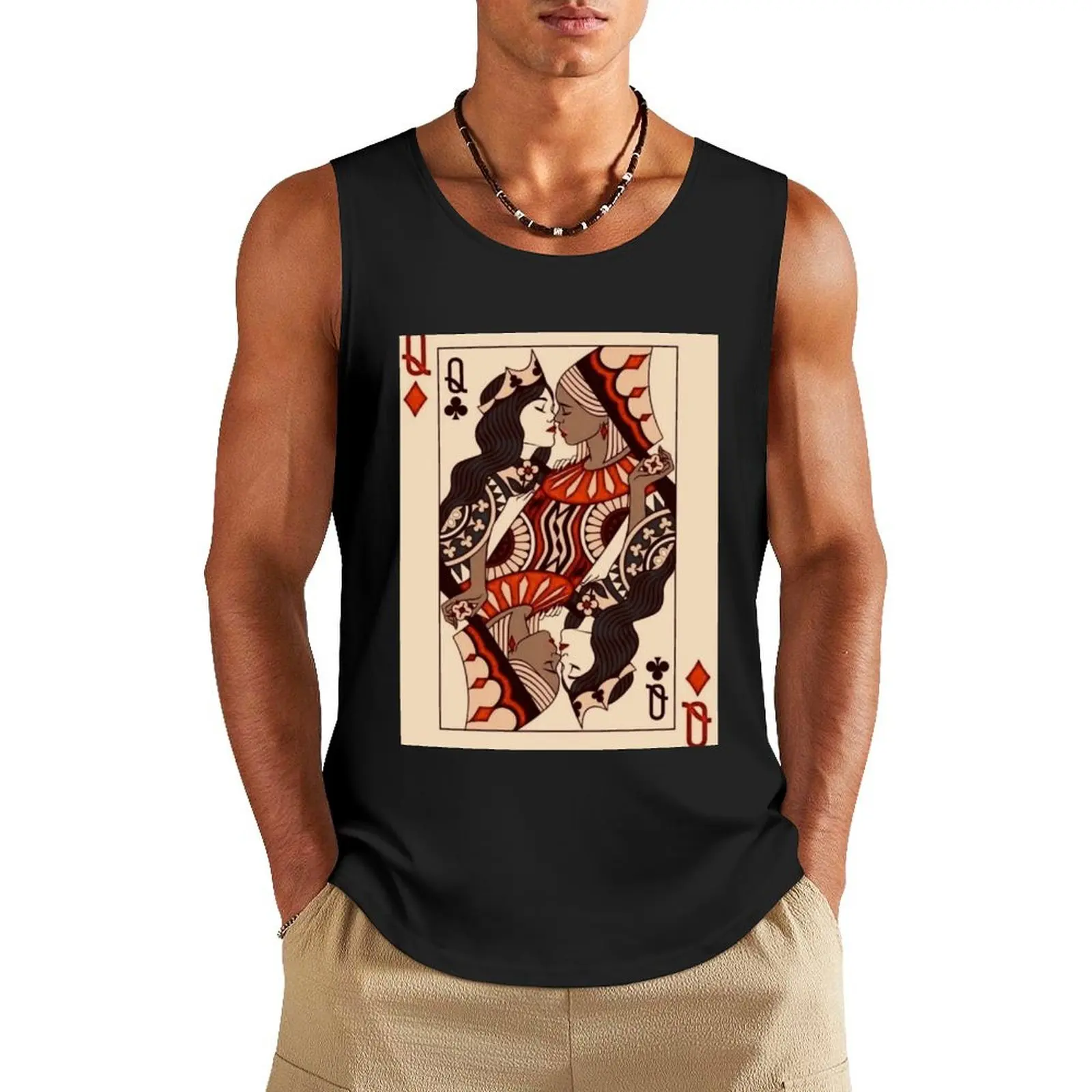 

lesbian Tank Top gym clothes man vest for men vest men