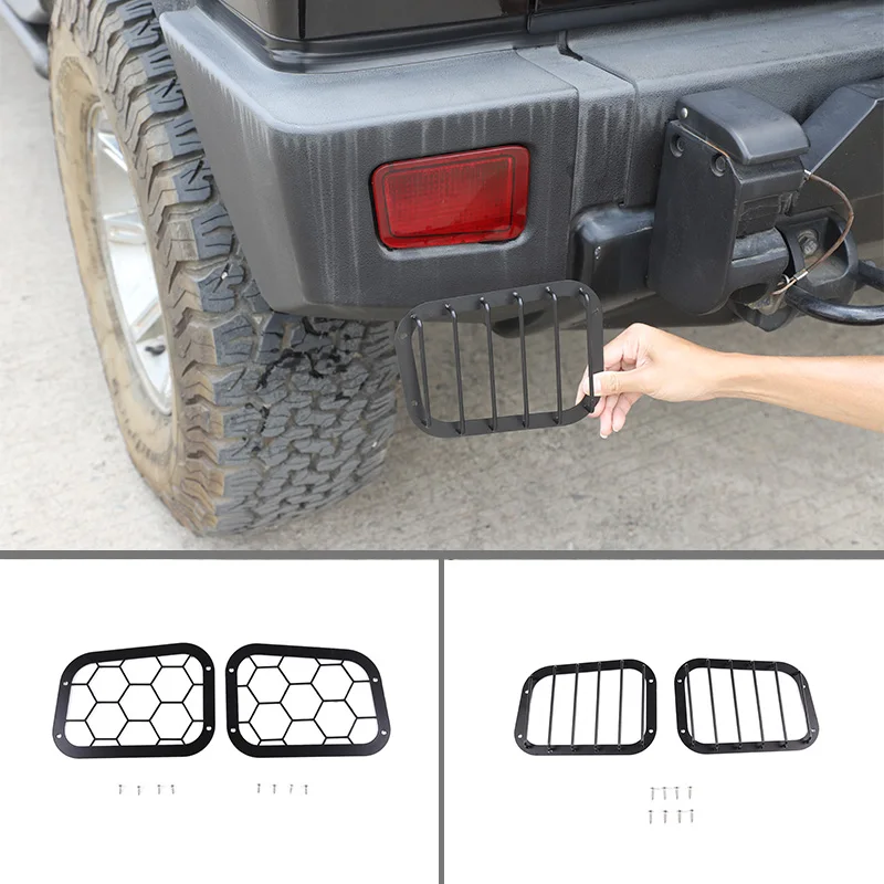 

For Hummer H2 2003-2007 Car Styling Stainless Black Exterior Details Car Rear Bumper Fog Light Lamp Trim Cover Auto Accessories