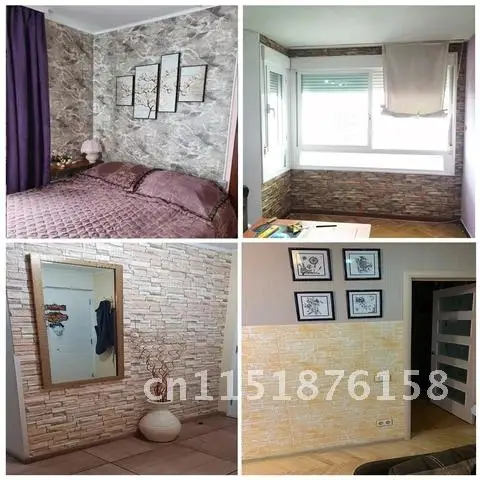 

20pcs Self Adhesive Foam Brick 3D Wall Stickers Panels Home Decor Living Room Bedroom Decoration Bathroom Wall Sticker