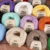 6pcs Cotton Soft Breathable Yarn Thread Set-Perfect for Hand Knitting, Crocheting, Weaving Hats, Scarves, Dolls, Bags, Sweaters 1