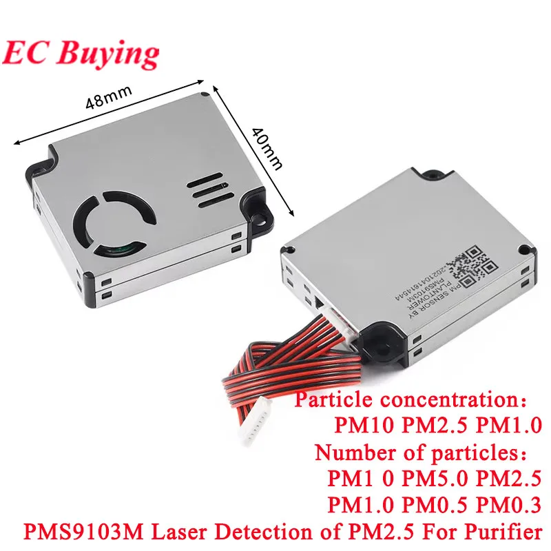 PMS9103M PM2.5 Feinstaubsensor – Plantower Qualität – Digitaler Ausgang Für Innenraum-Luftqualitätsmessung – Kompatibel Mit PMS5003, PMS7003, PMSA003