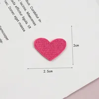 Shop 10Pcs Mini Multicolor Heart Patches Embroidery Online | Iron On Appliques for T-Shirts, Clothes, Jeans | Stickers, Badges, Patches - Image 5