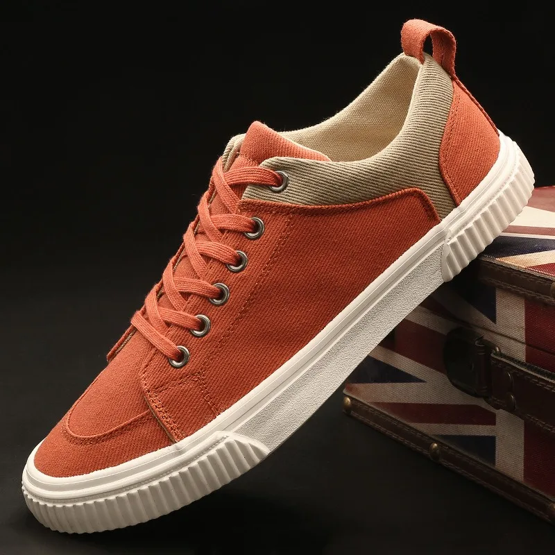 Men's Canvas Shoes Fashion Outdoor Casual Shoe 2025New Breathable Sneakers Luxury Vulcanize Shoes for Men Skateboard Shoes Tenis - 4