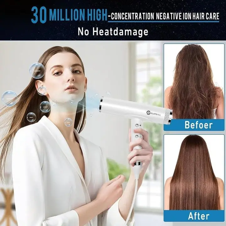 Hair Dryer, Blow Dryer, Professional Dryer with Diffuser, Ionic Dryers for women, High Speed Dryer
