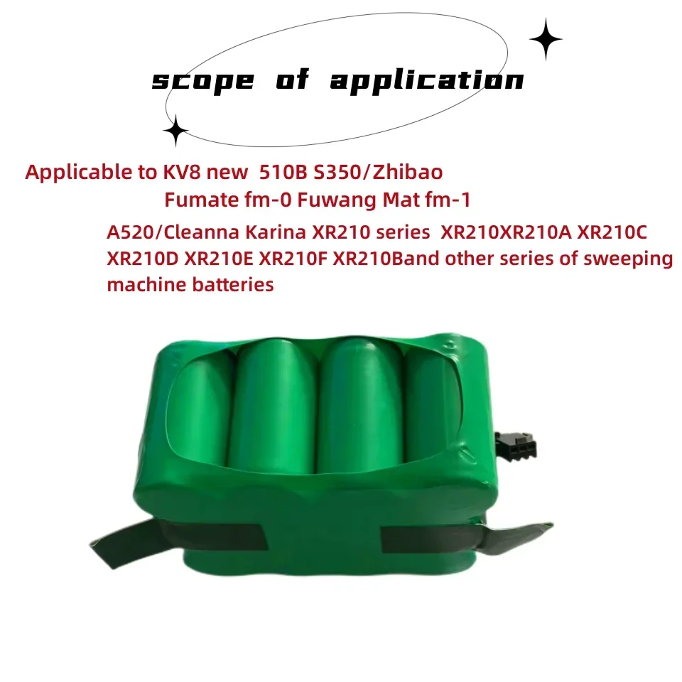 

14.4 V Nickel Hydrogen Replacement Battery,3000mah,Used For Sweeping Robot Series KV8,xr210,xr110,xr210a,Etc
