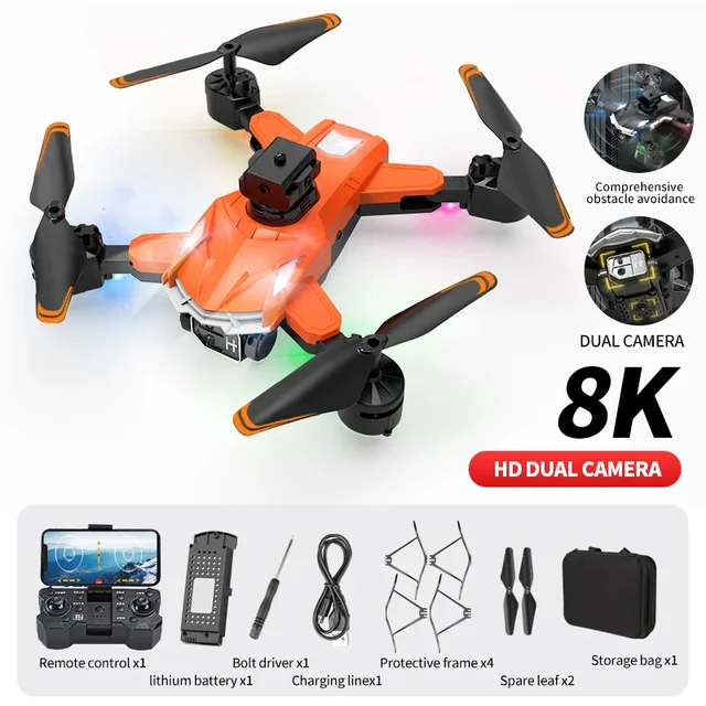 Drone Professionnel Mini avec Caméra HD 8K - Évitement d'Obstacles