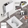 T Household Ceramic Squatting Pan Flushing Cistern Whole Set Potty Chair Style Toilet Squat Toilet 3
