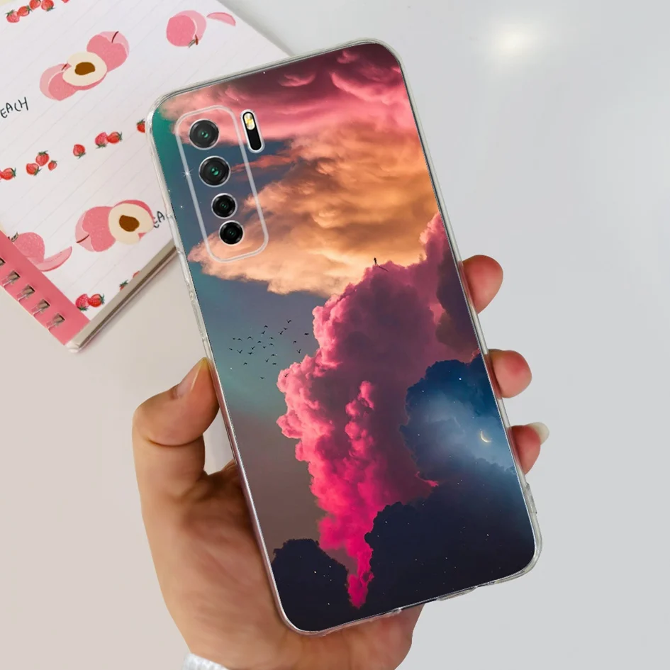 Clear Fashion Pattern Soft Silicone Case