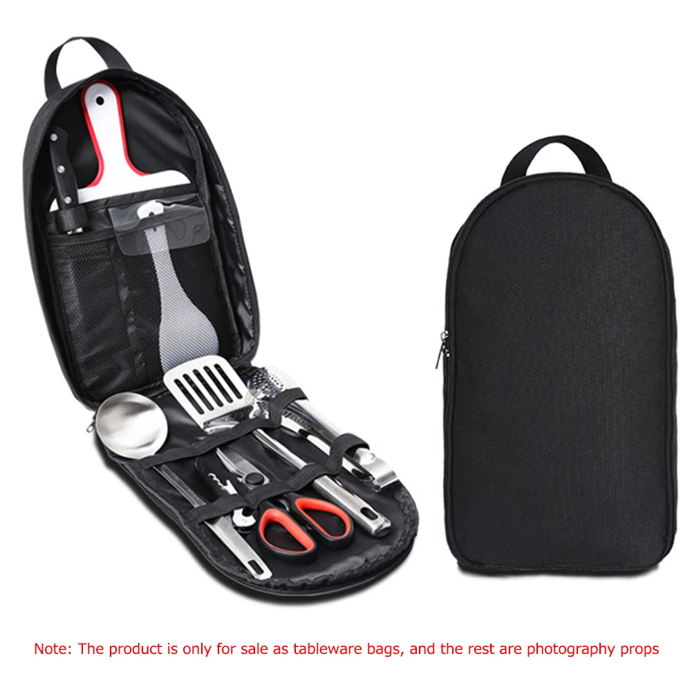 Camping Cookware Bag Camping Storage Bag Camping Cookware Bag Portable Cooking Utensil Organizer Large Capacity Kitchen Utensil Storage Bag Outdoor Camping Supplies
