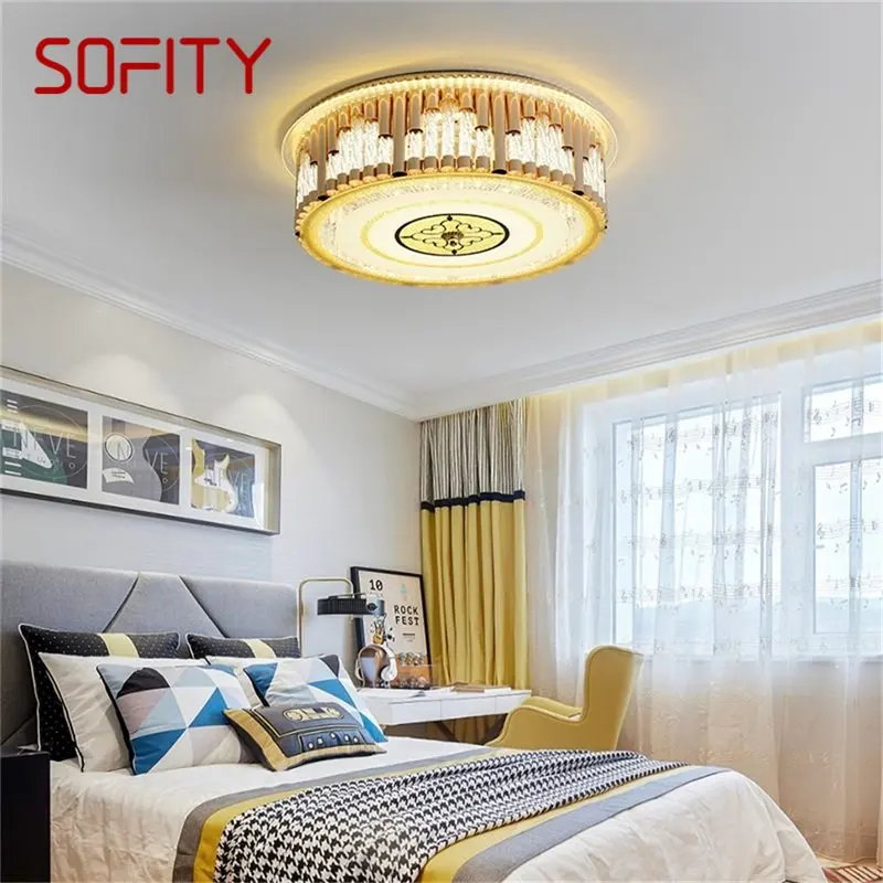 

SOFITY Crystal Ceiling Lighting Postmodern Luxury LED Lamp Fixtures Home For Dining Room Decoration