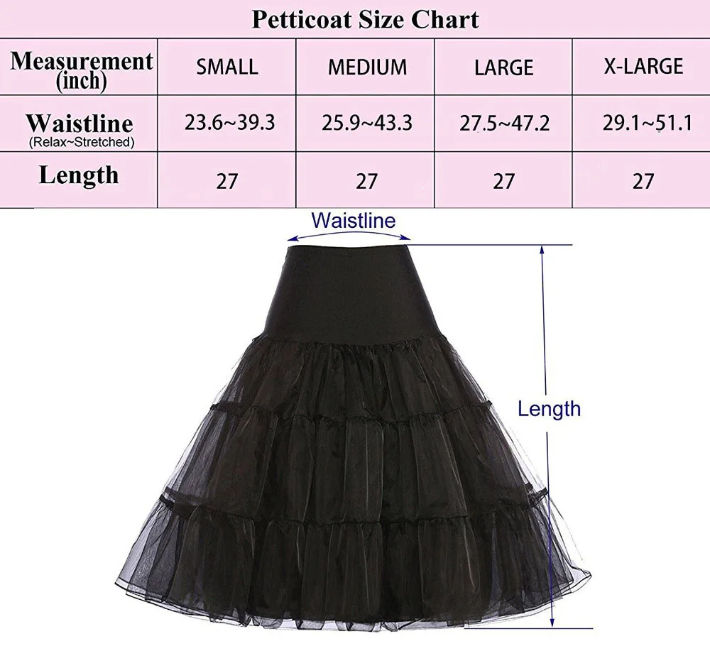 Petticoat Skirt Petticoat Underskirt Wedding Underskirt Flower Girl Underskirt Wedding Petticoat Vintage Underskirt Tulle Tutu Short Organza Halloween Petticoat Crinoline For Dresses
