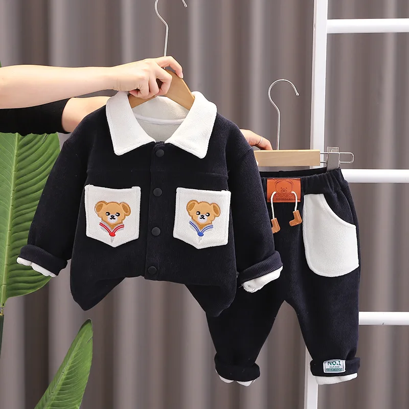

2 шт., детский хлопковый костюм для мальчиков 5 лет