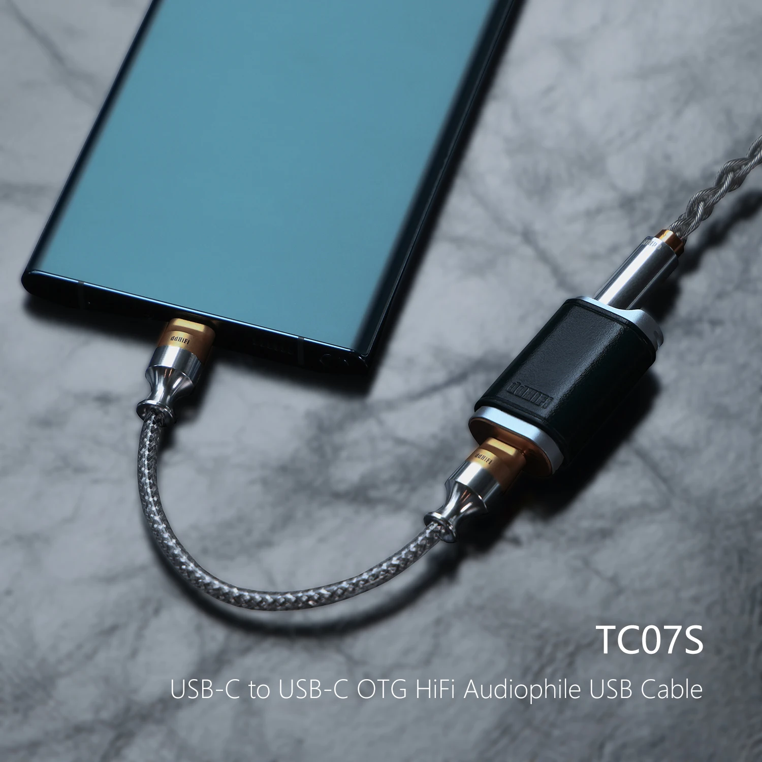DD ddHiFi TC07S Nyx Series TypeC USB OTG HiFi Earphones Cable USB-C Headphone Adapter For Audio Decoding Devices Dongle USB DAC otg cable sound card adapter