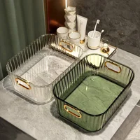 Acrylic Organizers Snacks Bathroom Organizer Rectangular Storage Makeup Clutter Bedroom Cosmetics Living Room Make Up Organizer 1