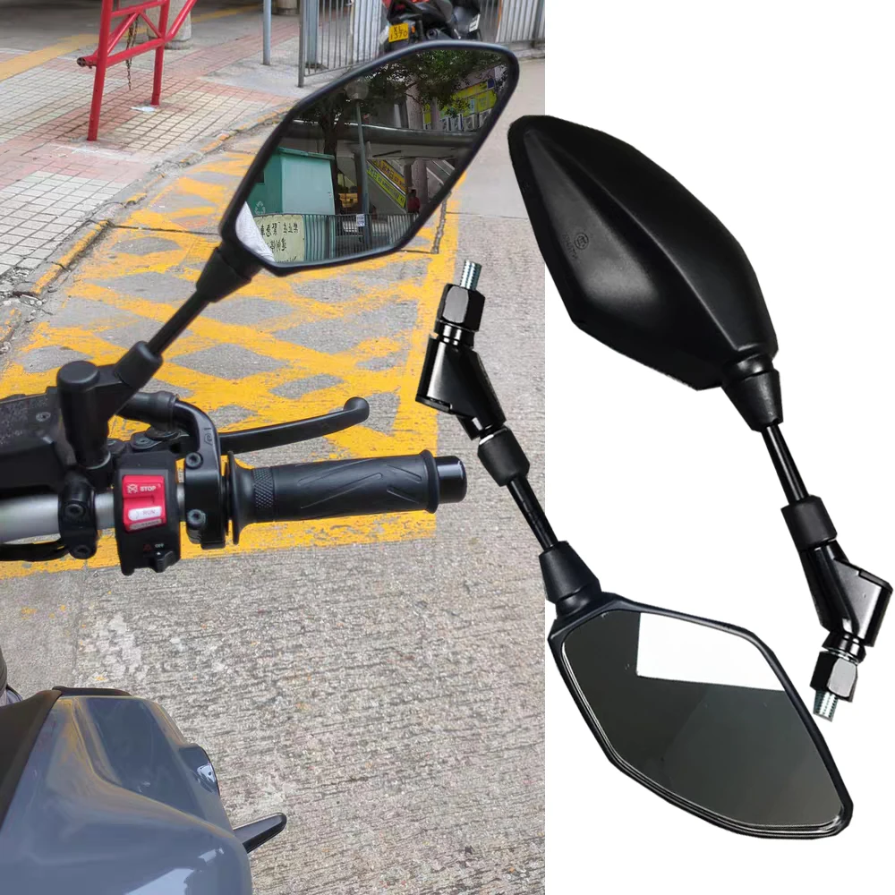 

Зеркала заднего вида для Yamaha FZ1 FZ6 FZ8 XJ6 MT07 MT03 MT01 MT10 2005-2022 2023 MT09, Мотоциклетные аксессуары для бокового зеркала заднего вида