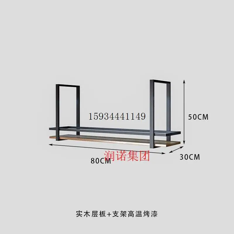 Air Hanger Wine Cabinet Ceiling Metal Industrial Hanging Bar Rack Wine Glass Manufacturers Solid Wood Bar Kitchen