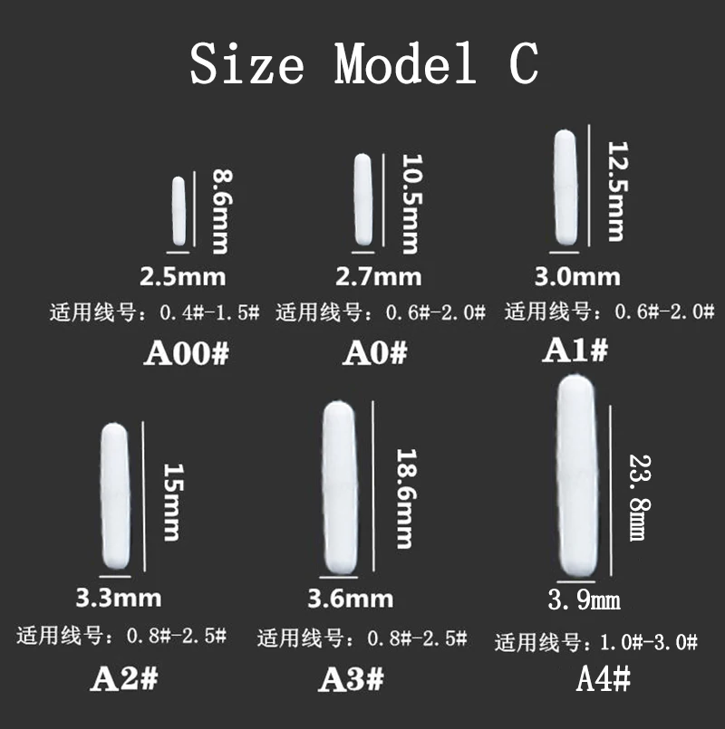 Mini Fishing Float 3 Shapes 000#-5# Seven Star Float Bobber Carp Fishing Tackle Accessory 30packs/lot