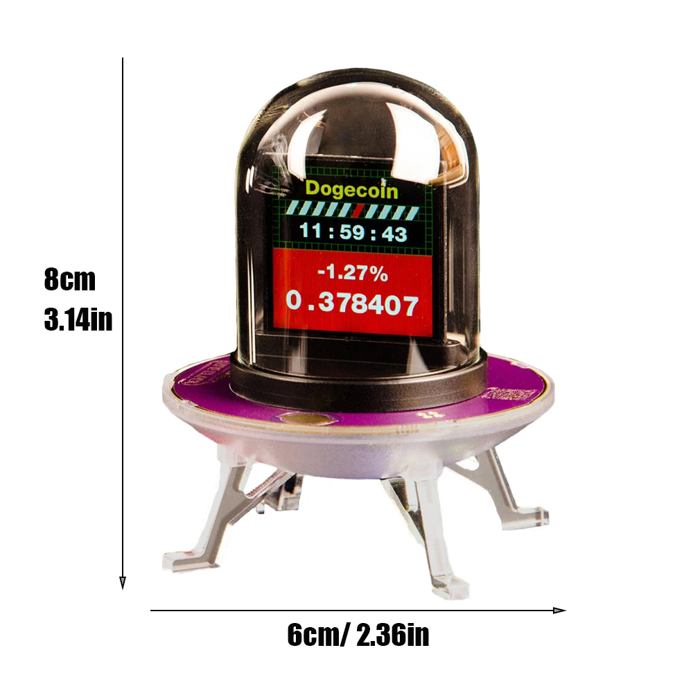 Bitcoin Price Tracker. Nixie Tube Alarm Clock with Colorful RGB Lights and  WIFI Weather Station. DIY Album and GIF Animations - AliExpress