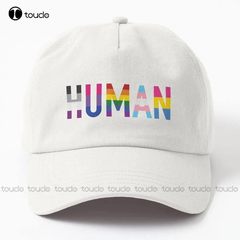 

Human Various Queer Flags gay queer gay pride lgbtq rainbow human rights Dad Hat cap for men Hunting Camping Hiking Fishing Caps