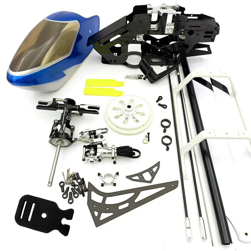 450FlybarlessHelicopterCarbonFiberFrameBeltDriveFor6CH3D450