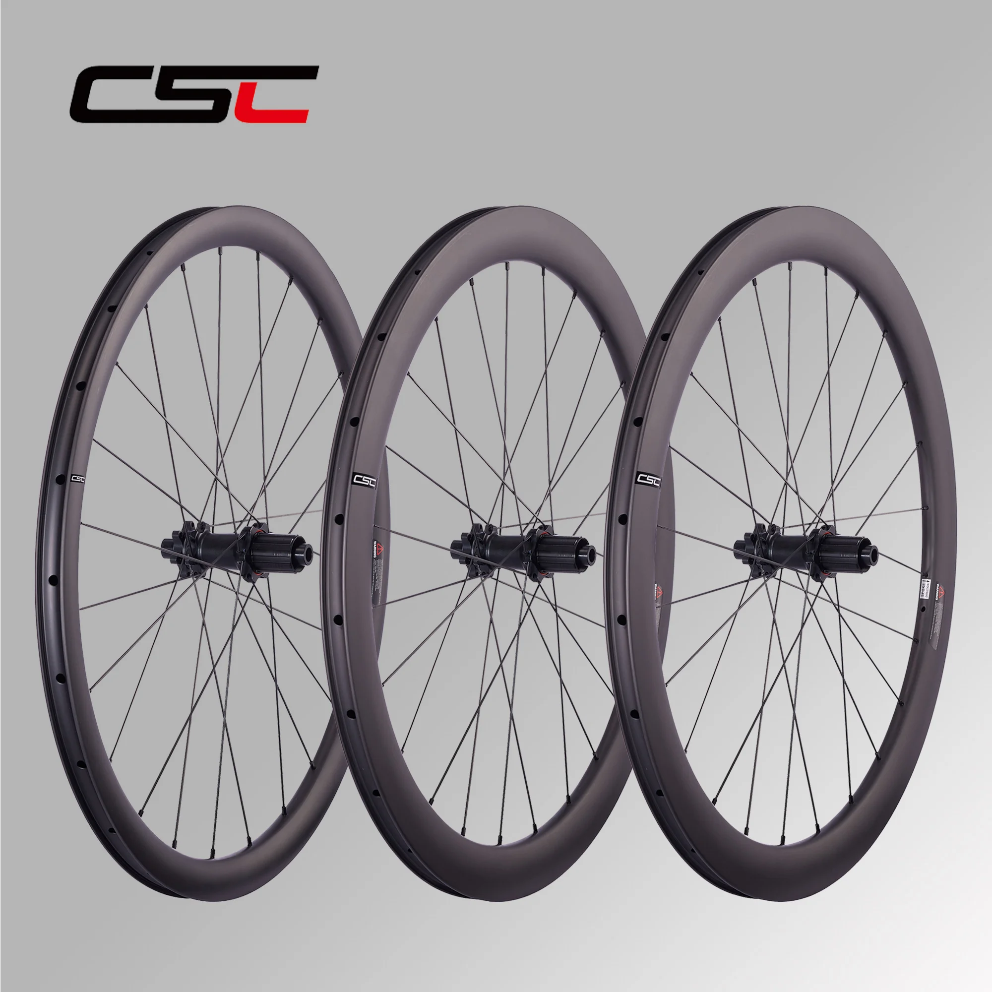 CSC 700C シクロクロス自転車 カーボンホイールセット CT31 ハブ 33/35 