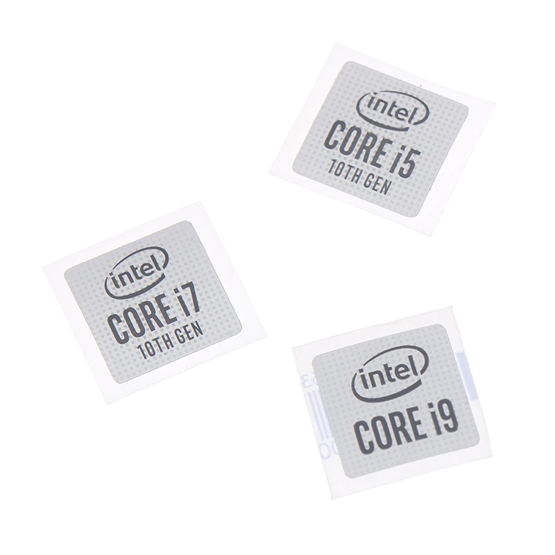 5pcs  DIY Original 11th Generation Lntel Core I9 I7 I5 Sticker Laptop Desktop Cpu Label about 1.8*1.8cm