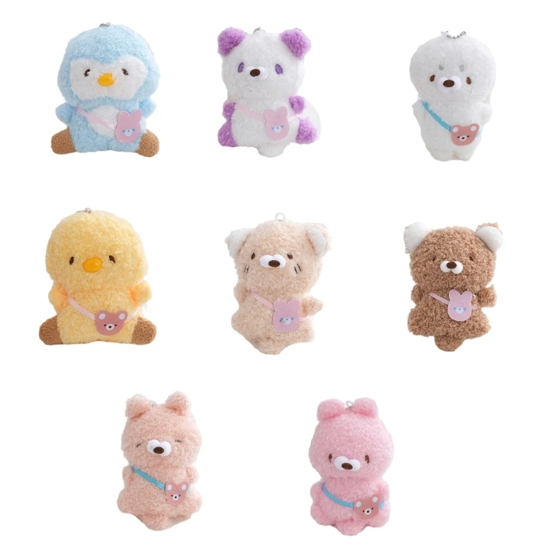 

Cartoon Stuffed Animal Keychain Birthday Christmas Presents for Adult Kids