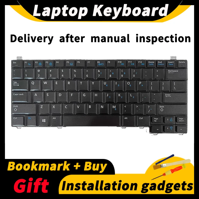 Per Dell Latitude E5440 Y4H14 Senza Tastiera Per Laptop Retroilluminata