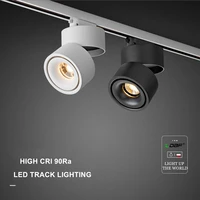 LED Track Light Spot Downlight Foldable Ceiling Spotlight 7W 12W 15W 110V 220V Spots Lamp Clothing Shop Store For Home Kitchens 1