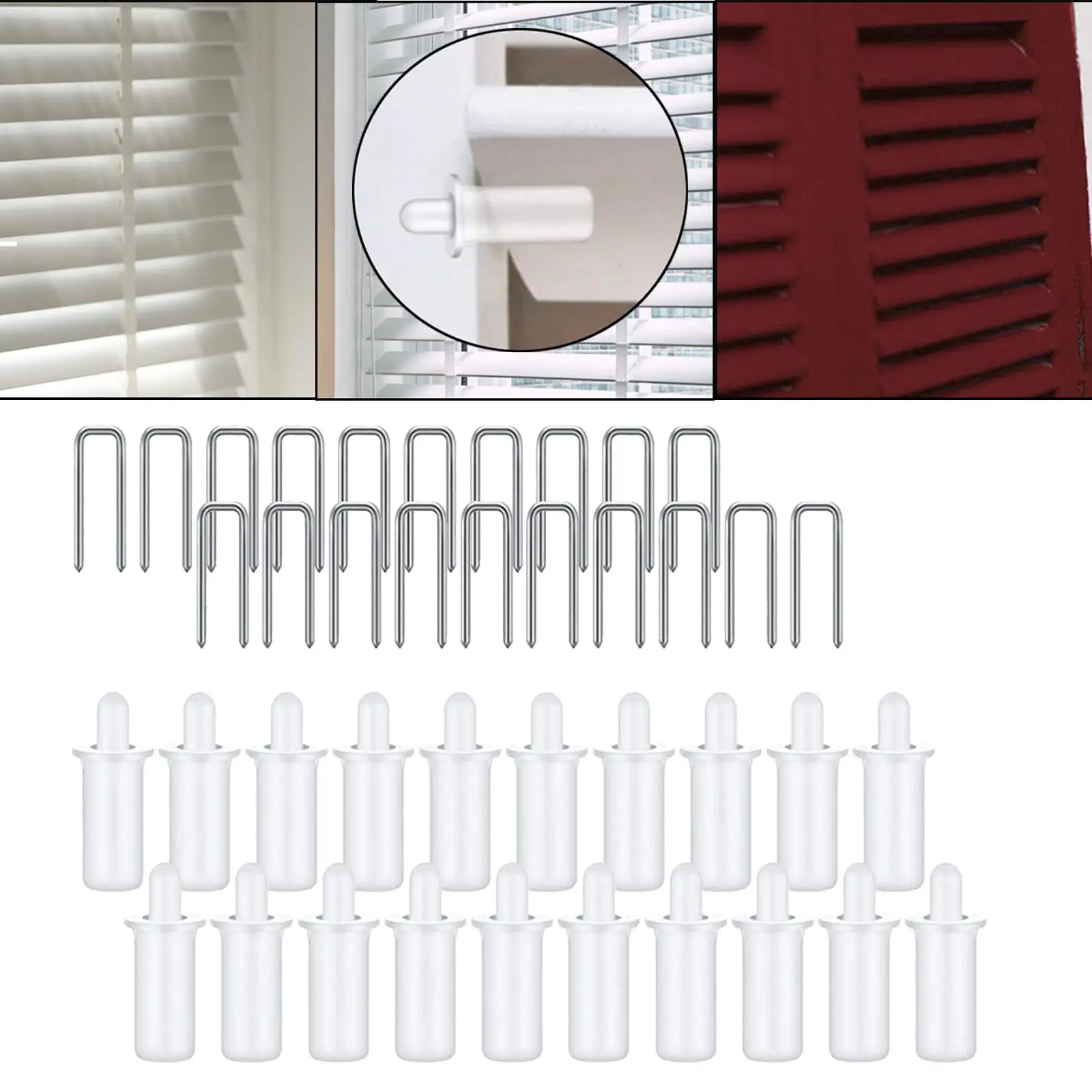 Plantation Shutter Repair Tool Set Blind Accessories Supplies Blind Fixers for Kitchen Apartment Home Study Room Bedroom Dorm