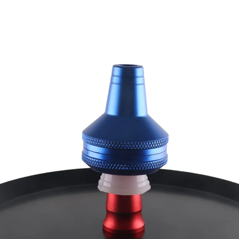 사악한 알루미늄 합금 물 담뱃대 Shisha Molasses Catcher실리콘 어댑터 오일 시럽 Chicha Nargile Cachimba 흡연 액세서리
