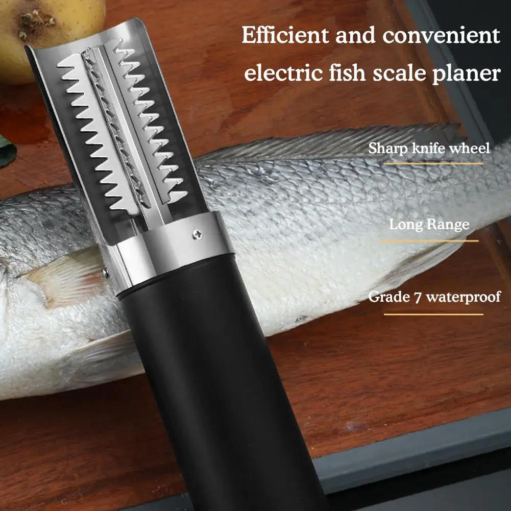 Electric Fish Scaler Cleaner Remover Battery Descaler Scalers