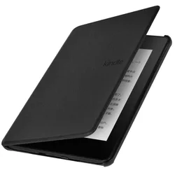 Premium PU Leather Case - Smart Anti - Fall Cover - Kindle 12th Gen 7in (Black)