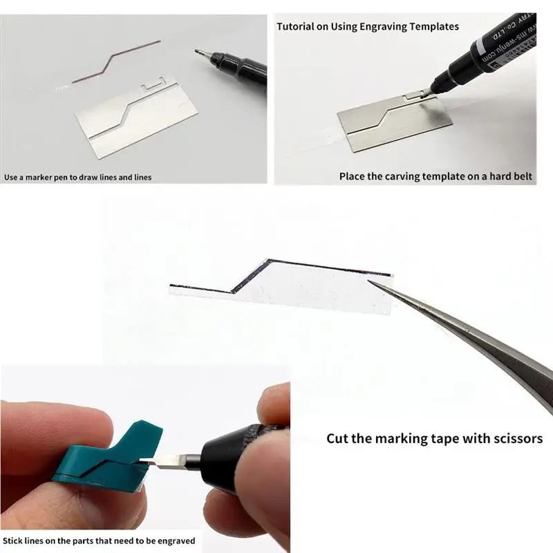 3mm/6mm Model Tools Scribing Guide Carving Cutting Line Masking Tape For Mecha Model Line Scribing Tape For Panel Lines
