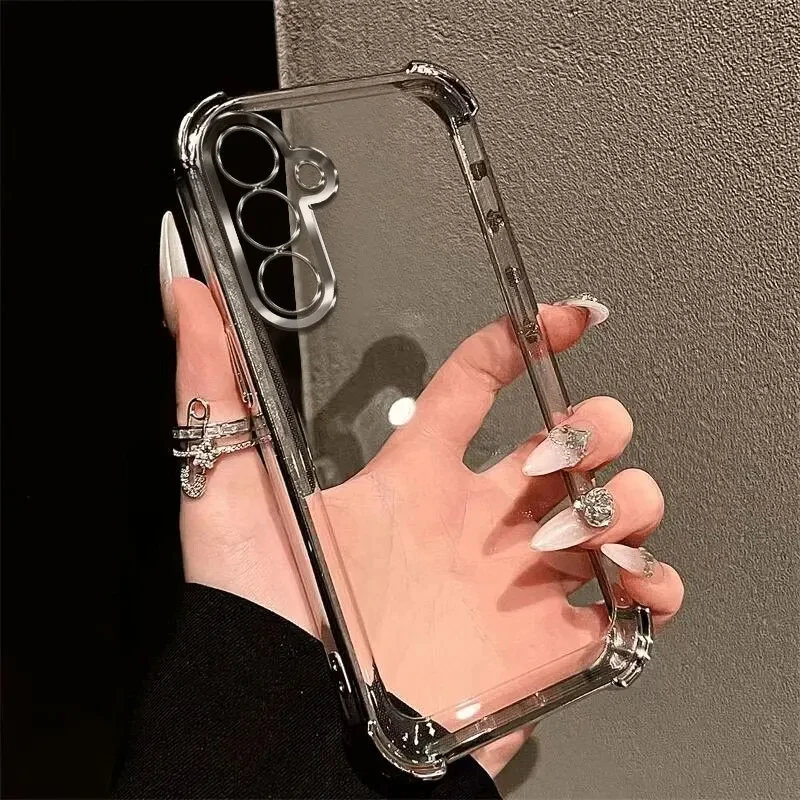 Thickening Anti-Drop Textured Silicone Phone Case with Reinforced Corners