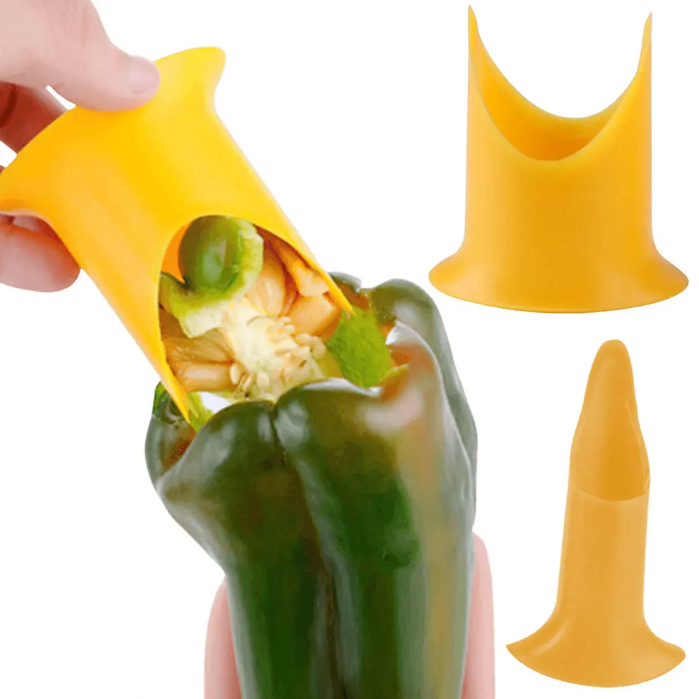 2PCSSetSlicerVegetableCutterPepperFruitToolsCookingDevice