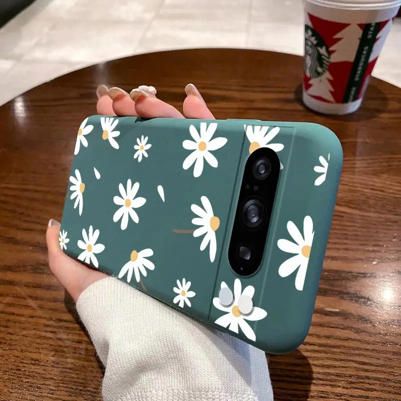 Sunflower White Silicone Bracelet Phone Case Cover