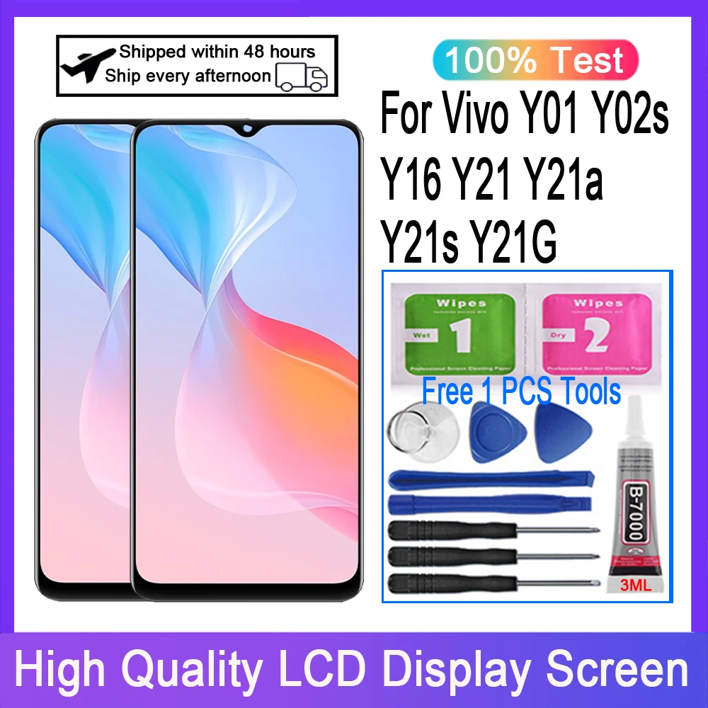 Display Sostituzione Vivo Y21 Series - Schermo LCD Touchscreen Con Cornice, Nero - Foto 8