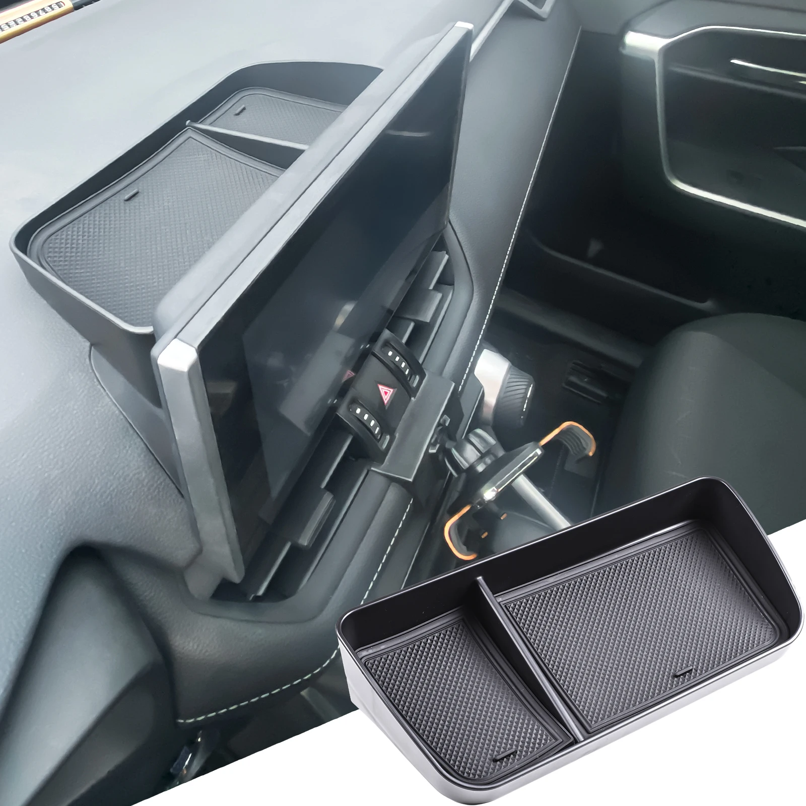 

Dashboard Instrument Container Storage Box Organizer Fit For Toyota Rav4 Rav 4 XA50 2019 - 2023 Black Style Interior Accessories