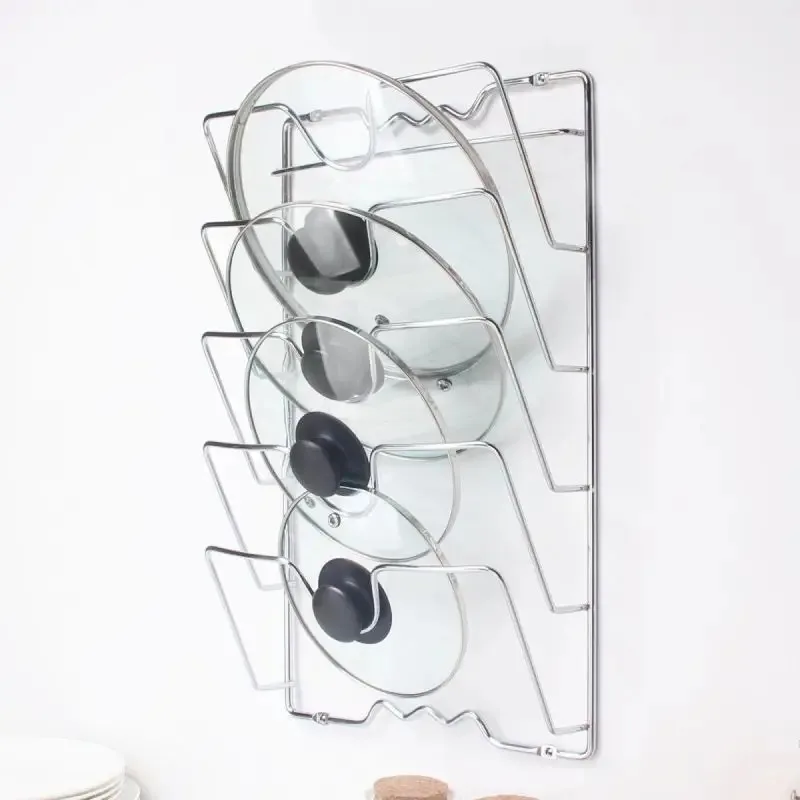 Wall Pot Lid Rack 2