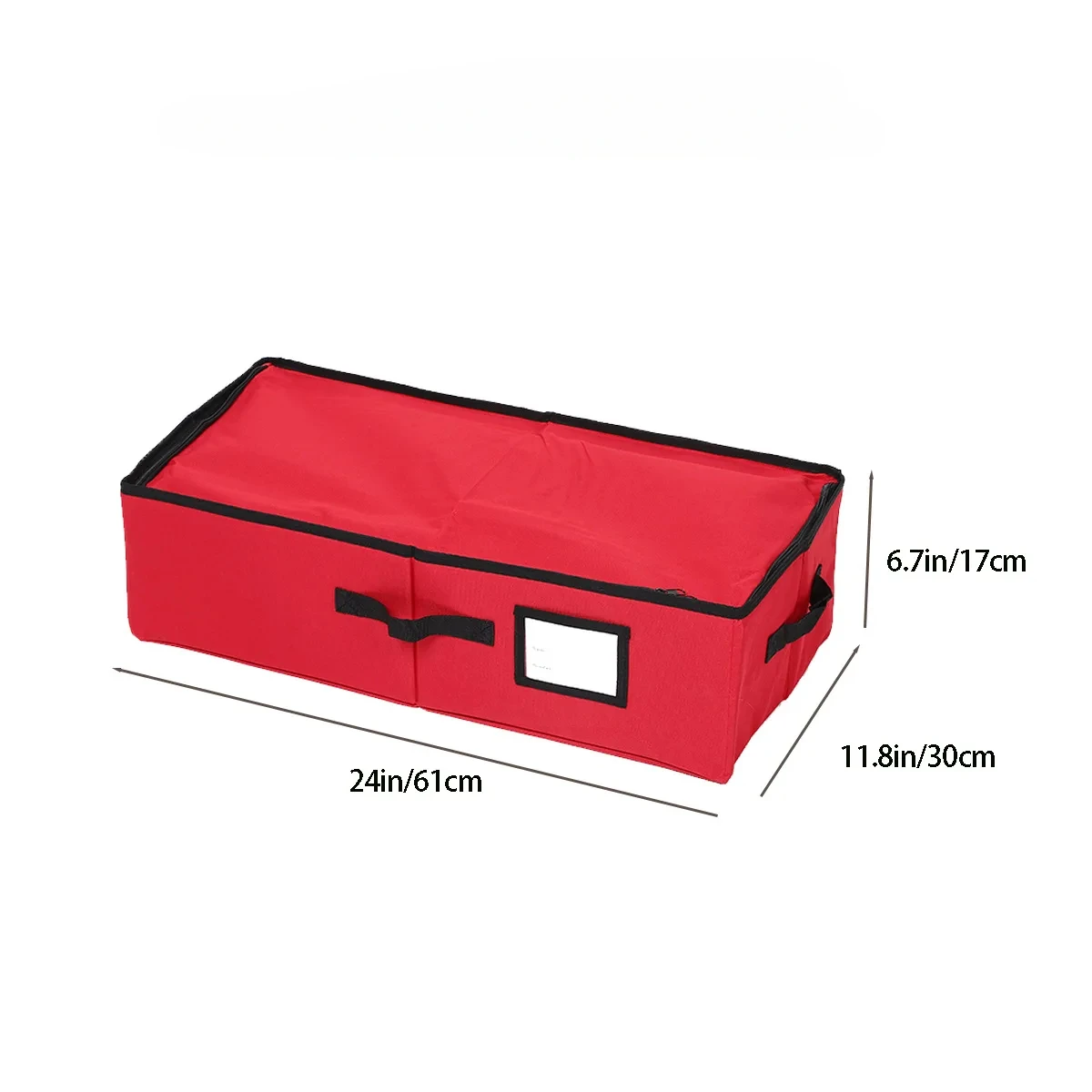 Christmas Ball Storage Box 64 Grid Dust-proof Oxford Folding Holiday Decor Storage Christmas Gift Home and Organization