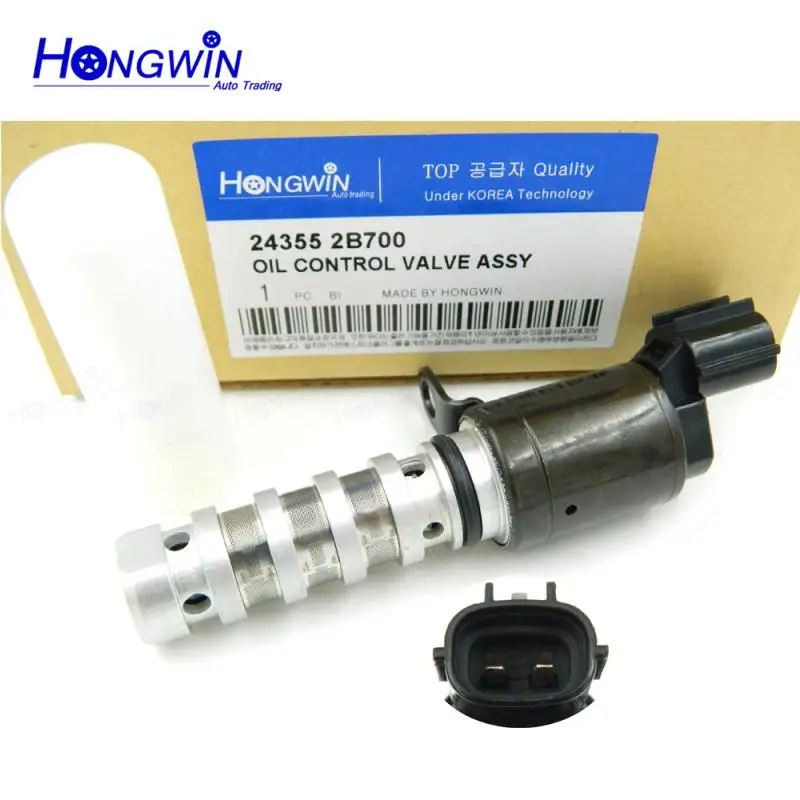 No.:24355 2B700 Timing Solenoid Oil Pressure Control Valve Fits Hyundai Accent Elantra Sonata Veloster Kia Rio Optima Soul