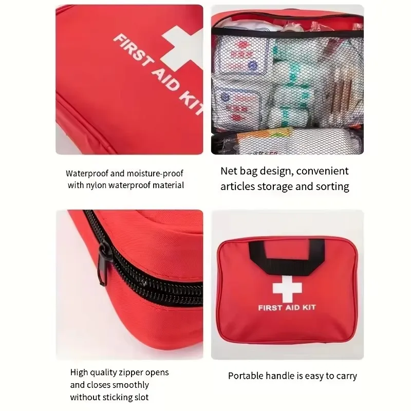 184pcs Portable First Aid Kit 2