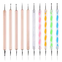 10PCS Dotting Tools Set For Nail Art, Embossing Stylus For Painting 2 Way Dotting Pen 1