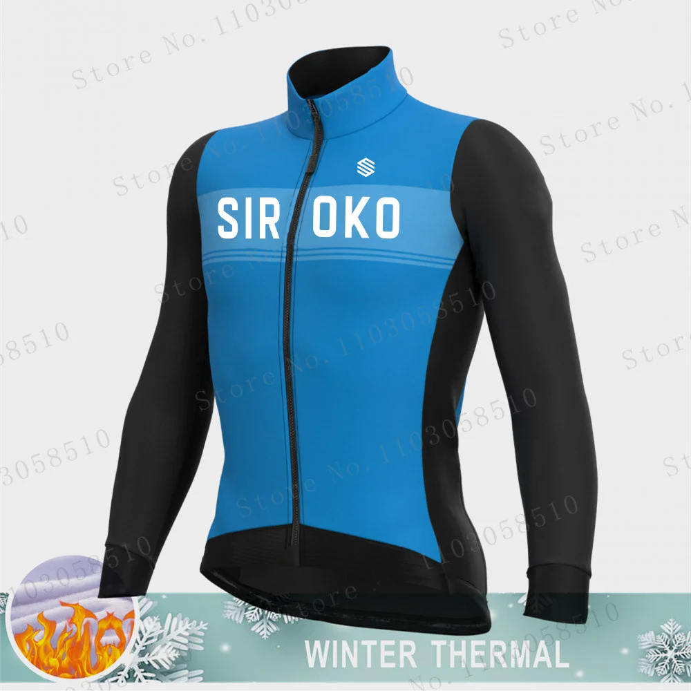 Cycling Jacket Cycling Shirt 2025 Thermal Fleece Cycling Jersey mtb Winter Long Sleeve MTB Racing Bike Jersey For Men