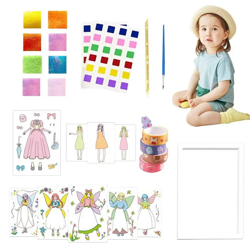 

Художественные игрушки ручной росписи «сделай сам», детство, бесконечная мечта, ручная роспись, 3D мультфильм, платье, игрушка, книга, раскраска «сделай сам», картина-пазл