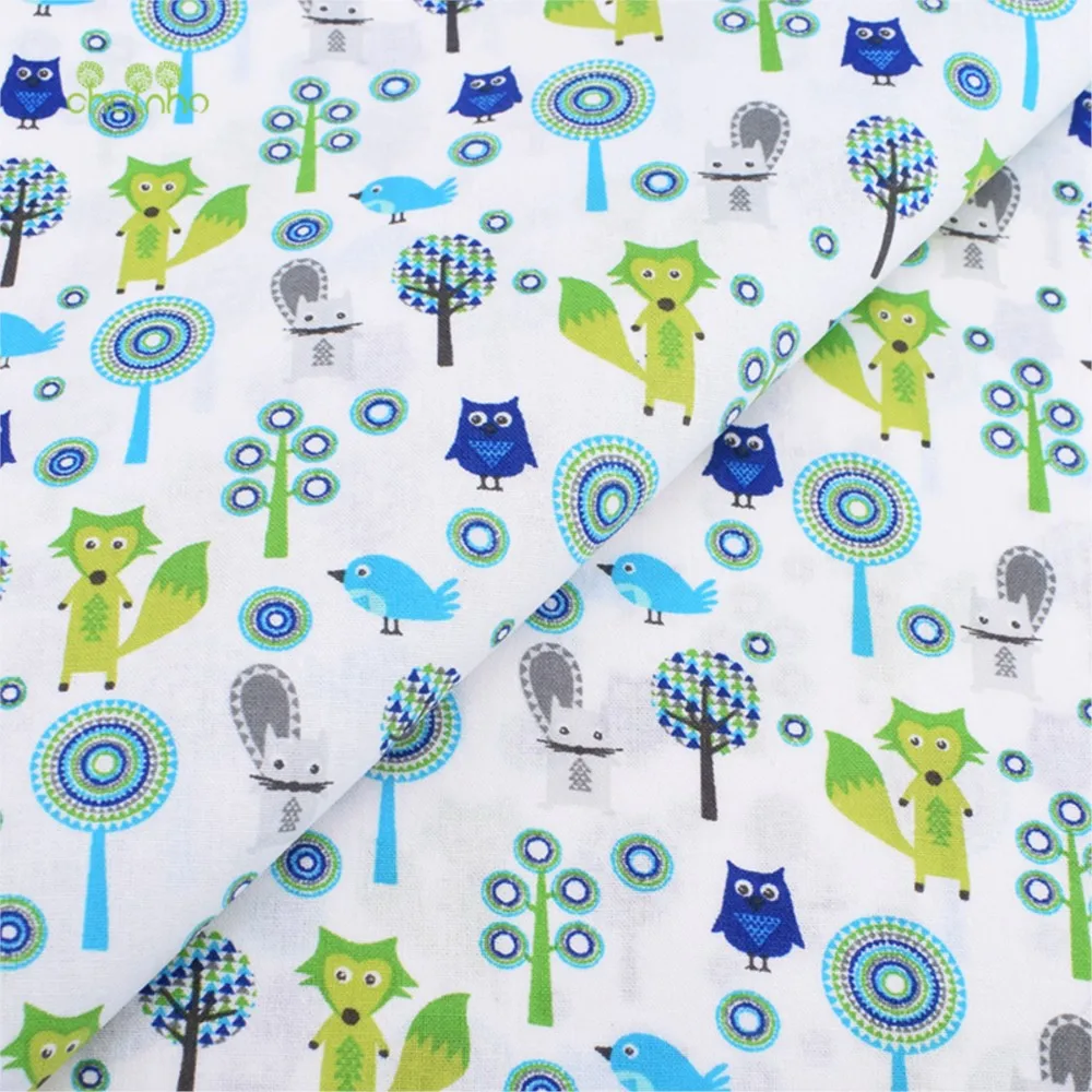 Chainho,Plain Weave Cotton Fabric,Handmade DIY Quilting Sewing Material,Patchwork Cloth,10 Bronzing Series,20x25cm/Piece,15CD18